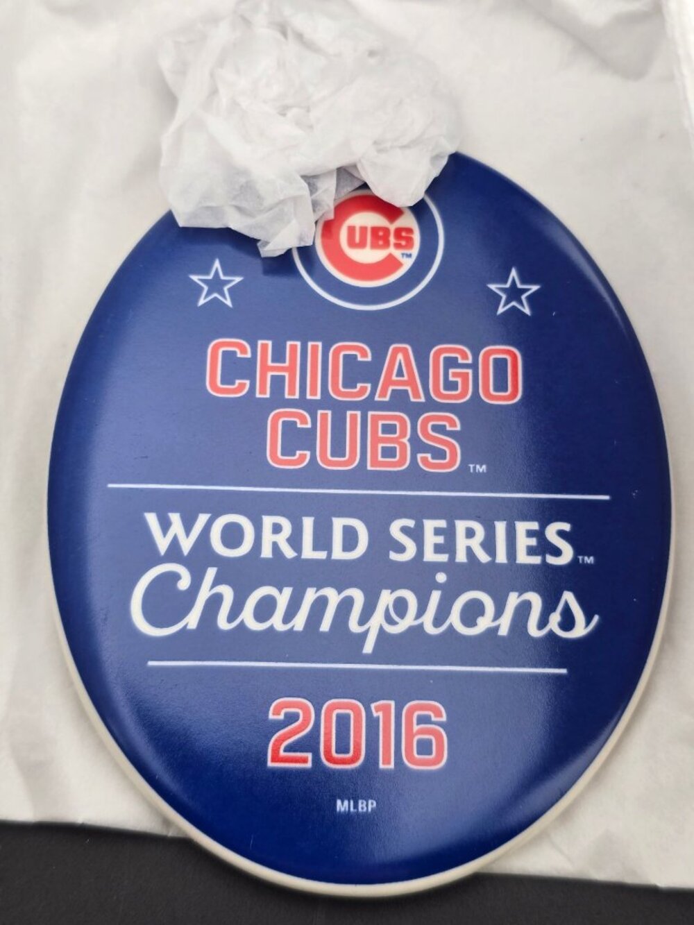2016 Hallmark Chicago Cubs World Series Champions Ornament Keepsake MLB